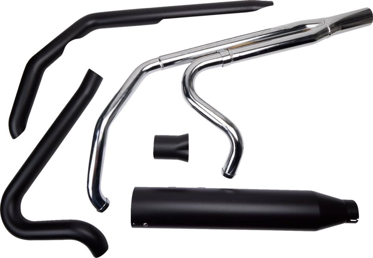 EXHAUST 2:1 09-16 FL BLK