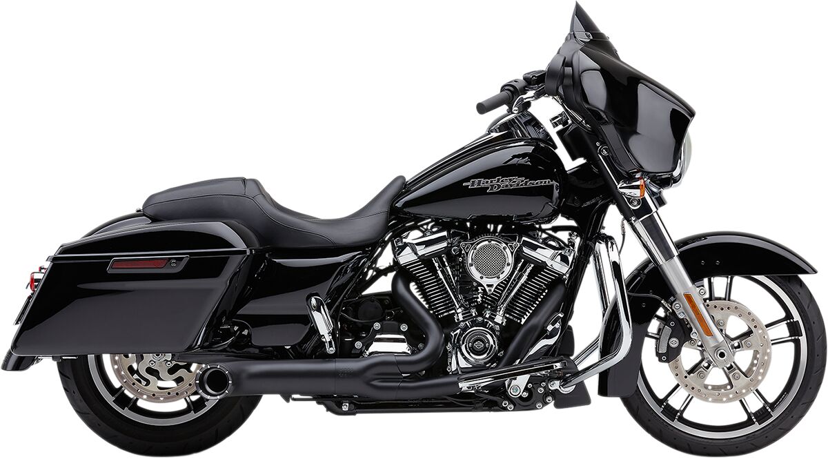 EXHAUST 2:1 W/TIP BLK FLH