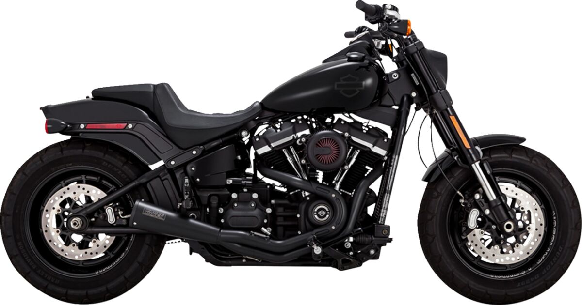 EXHAUST 2-1 SS BLK 18+ST