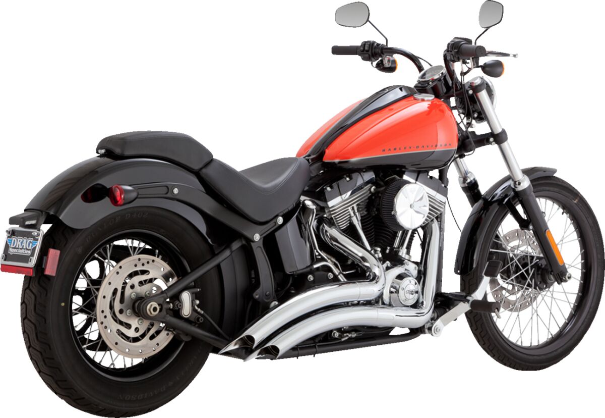 EXHAUST BIG RADIUS CHROME 86-0