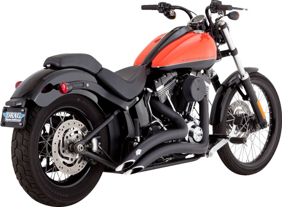 EXHAUST BIG RADIUS MATTE BLK 8