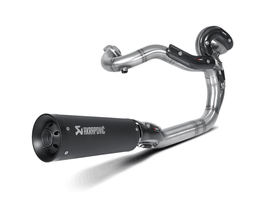 EXHAUST V-ROD VRSCF TI/BK