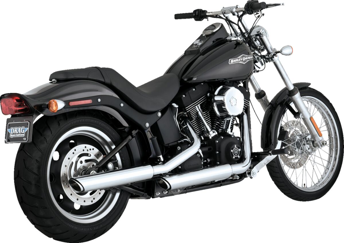 MUFFLERS 3 TWIN SLASH CHROME S
