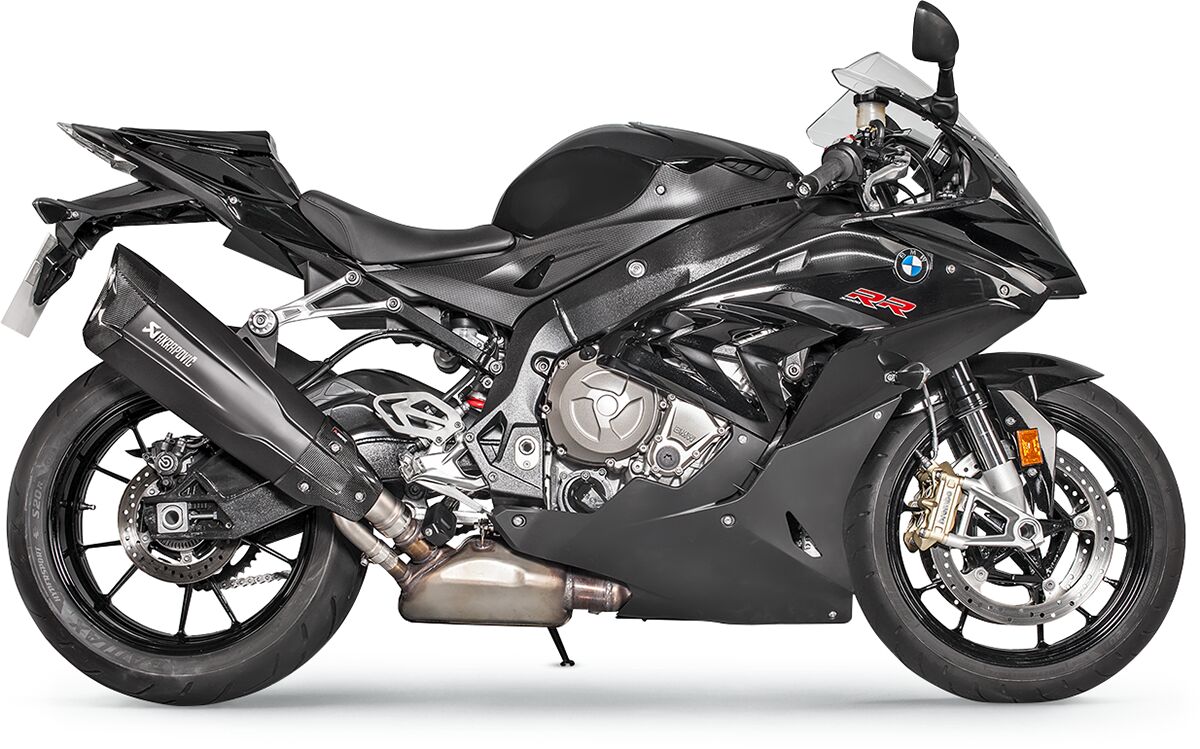 MUFFLER TI/CF BLK S1000RR 17