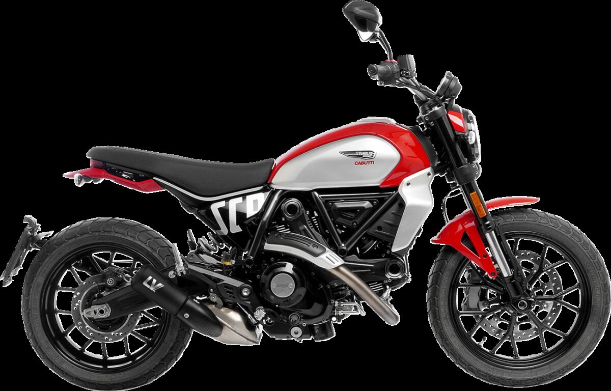 MUFFLER LV-10 FULL BLACK DUCAT