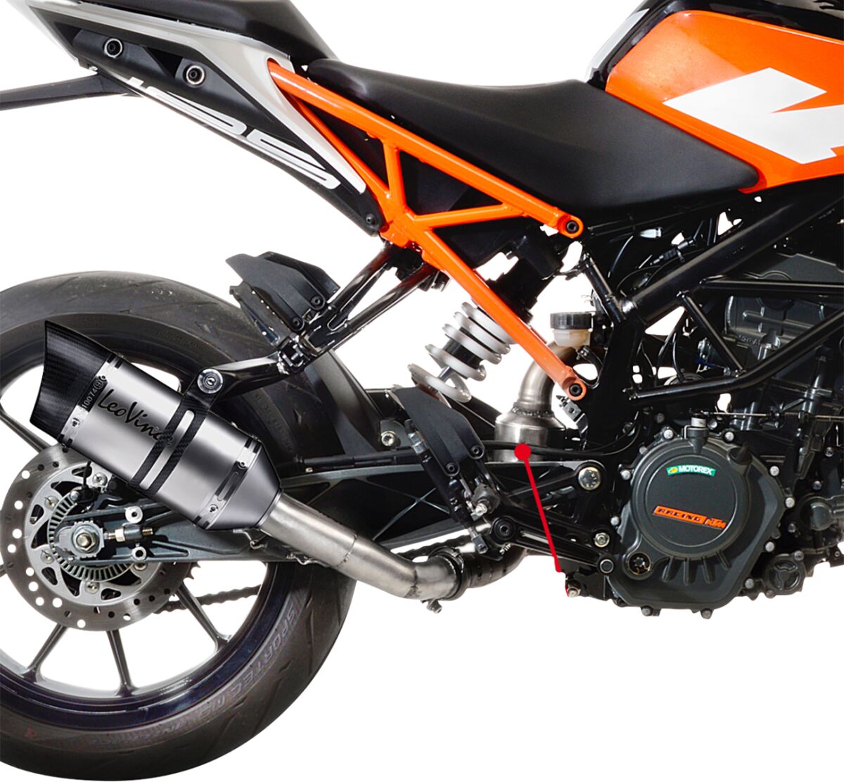 LINK PIPE DUKE/RC390