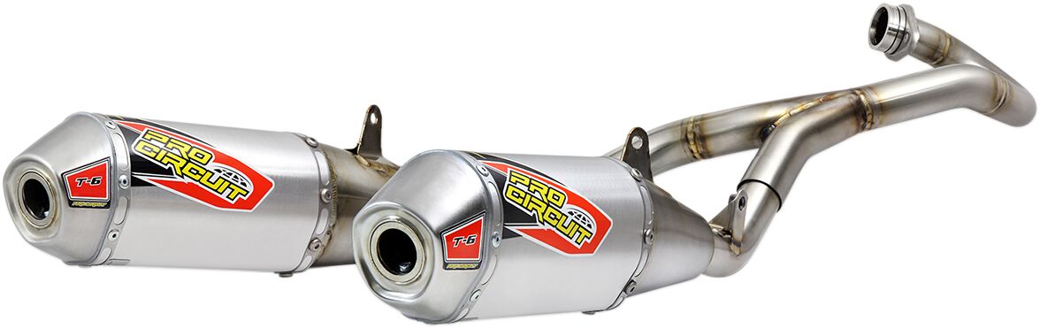 EXHAUST T6 SS DUAL S/A