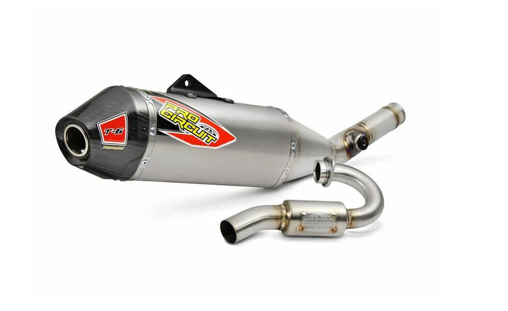 EXHAUST T6 SS/TI/CF YZF 450