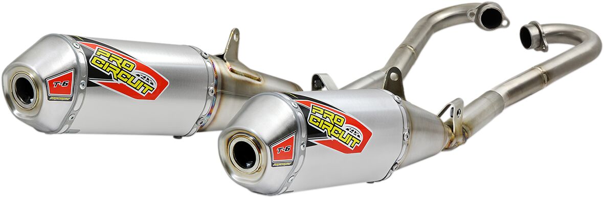 EXHAUST T6 SS DUAL S/A