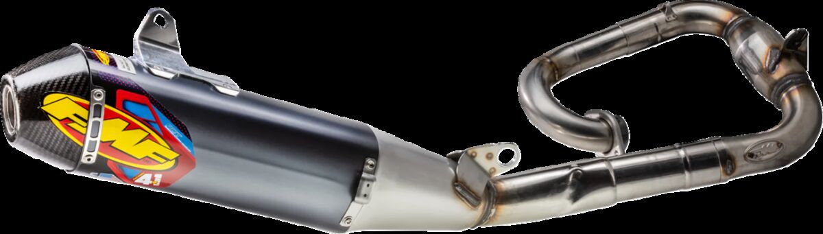 EXHAUST ALUM F4.1 RCT CARBON C