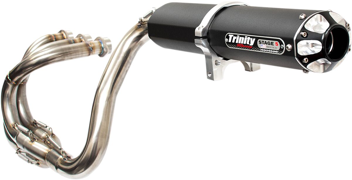 EXHAUST STN YXZ1000 BK
