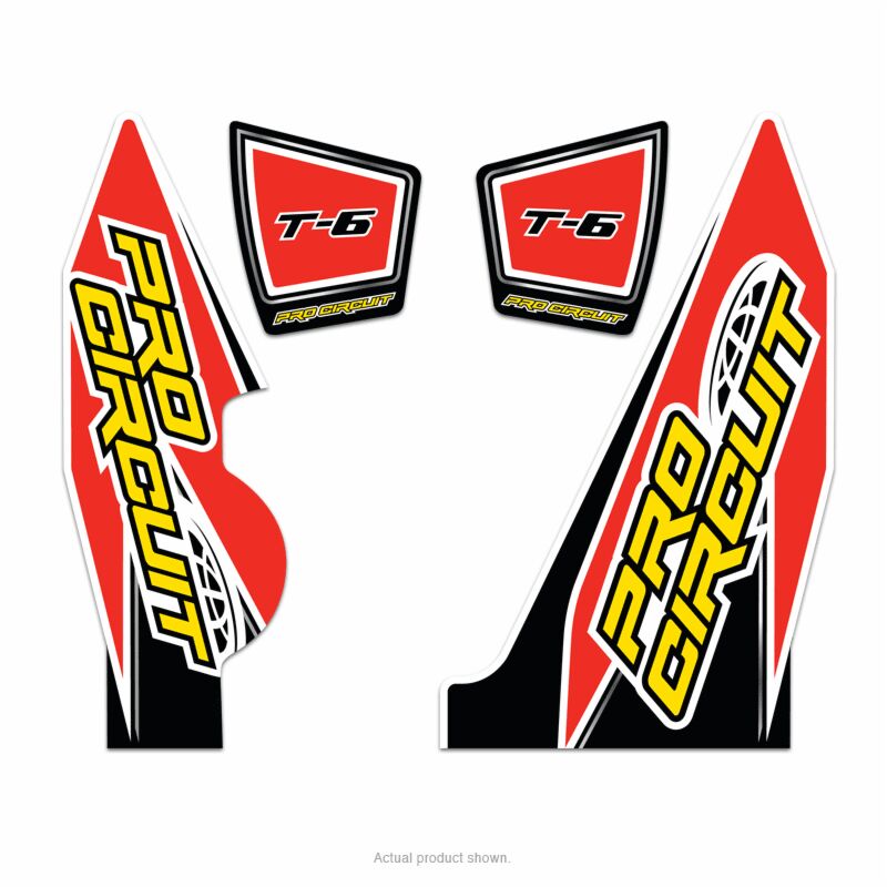 EXHAUST STICKER KIT T-6