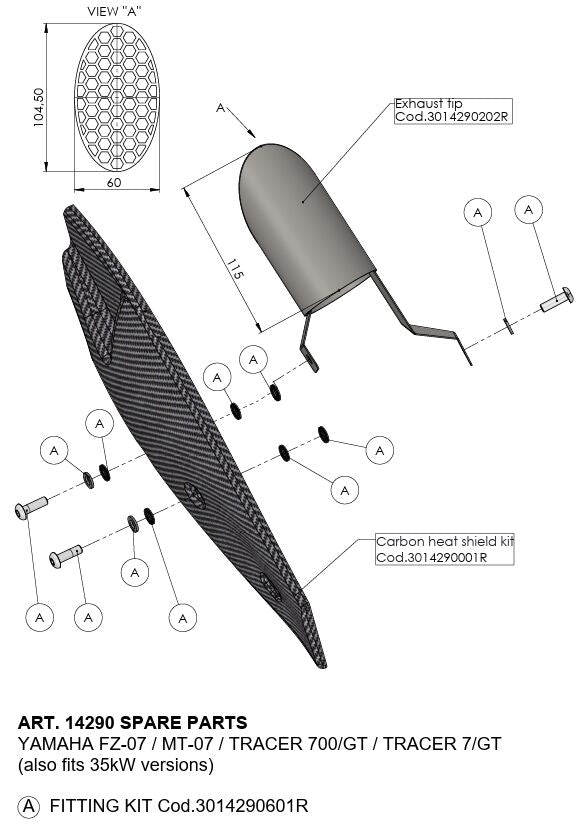 MUFFLER UPGRADE MT-07