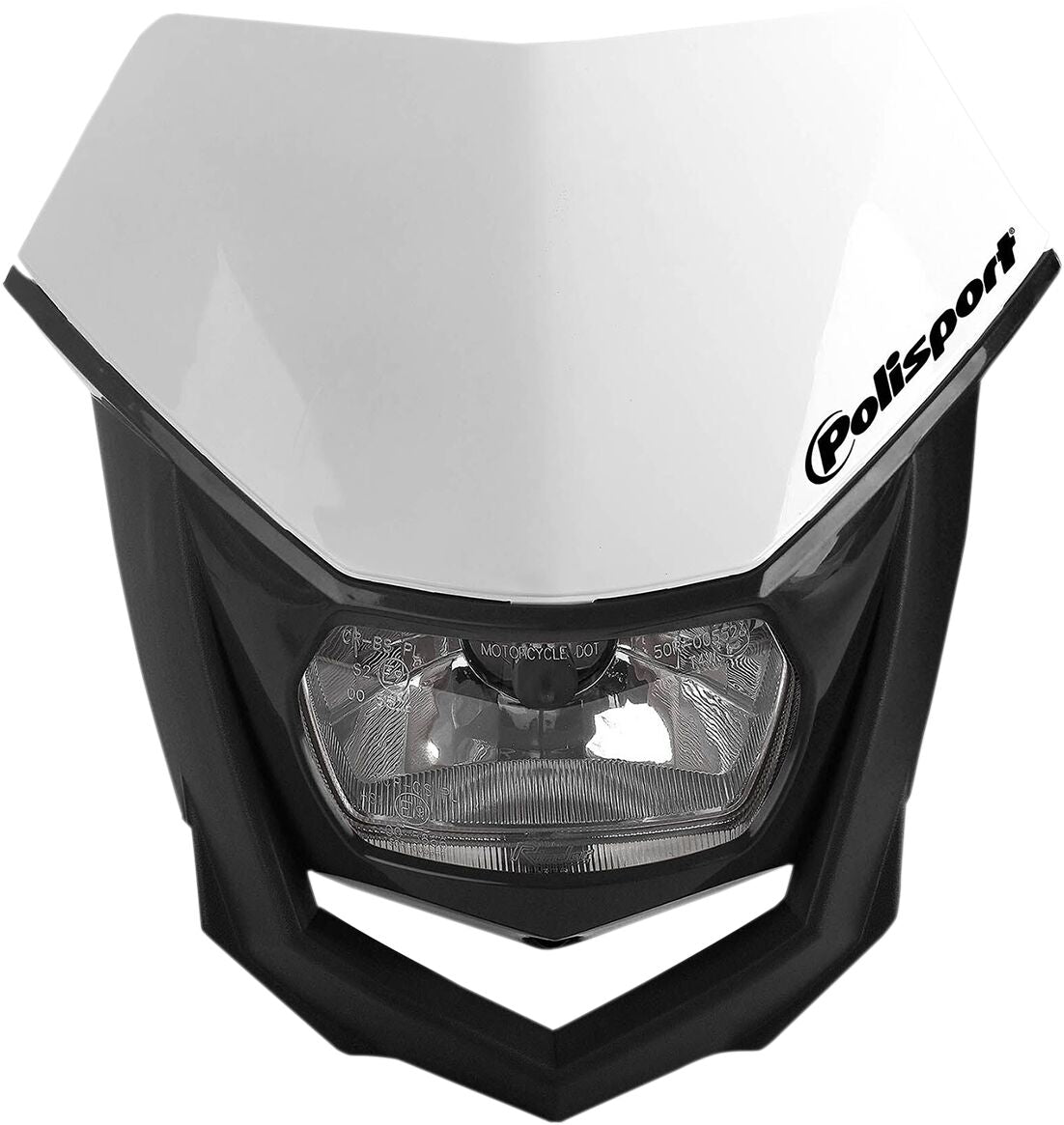 HEADLIGHT HALO WH/BK