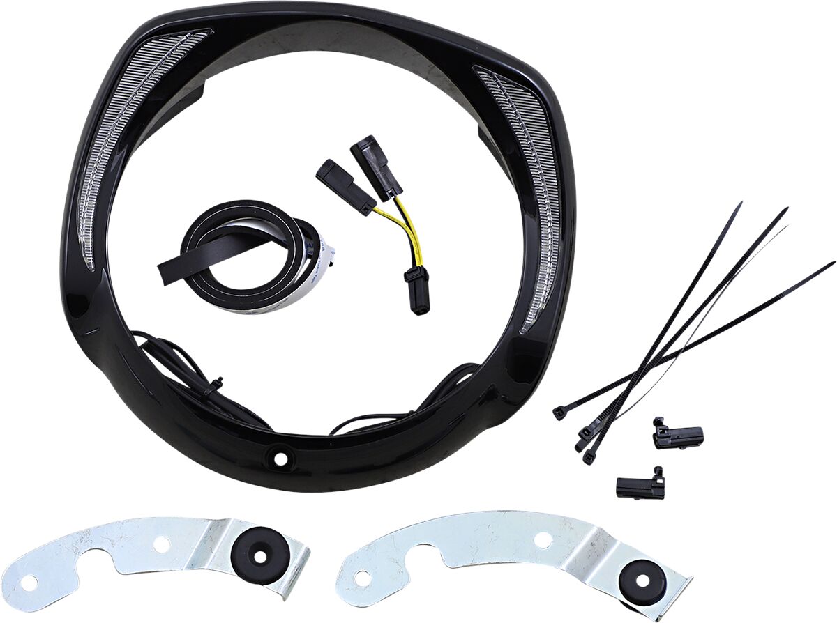 BEZEL HEADLIGHT BLACK