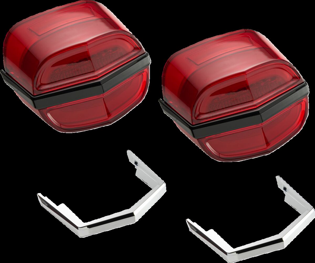 TAILLIGHTS TRI GLIDE RED LENS