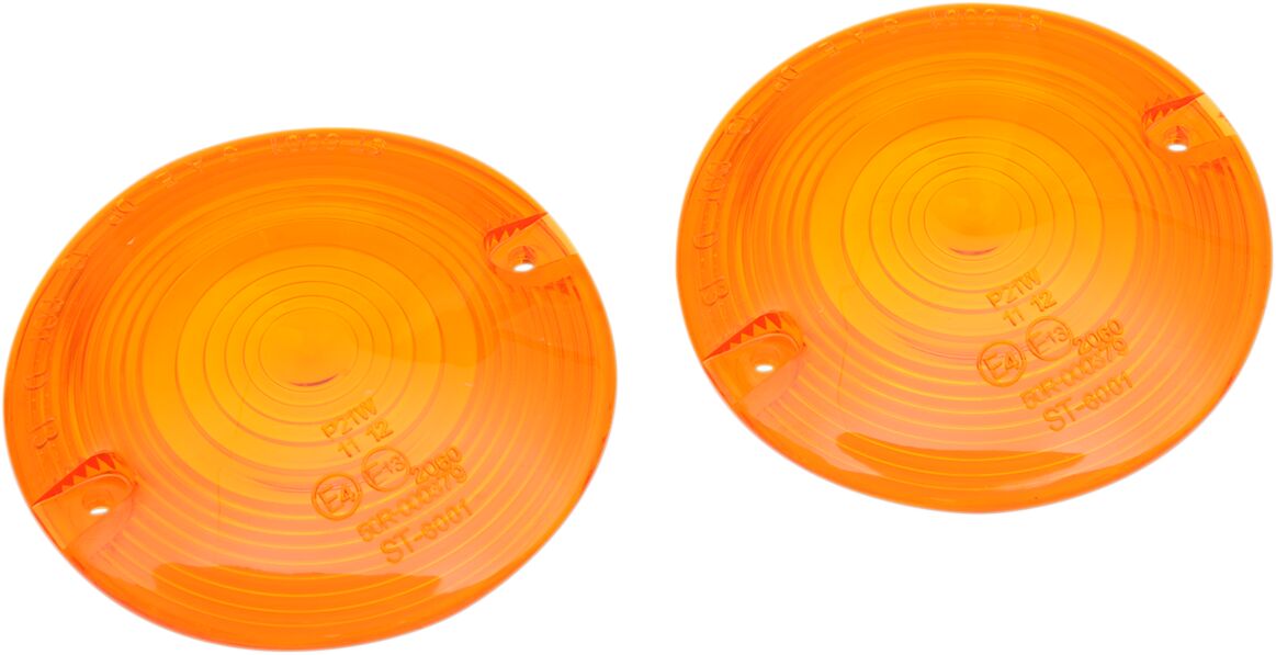 LENS T/S FLHT AMBR DOT