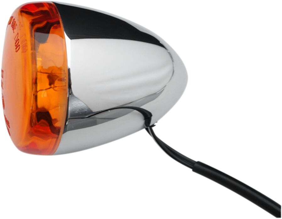 TURN SIGNAL AMBER CHR HD F