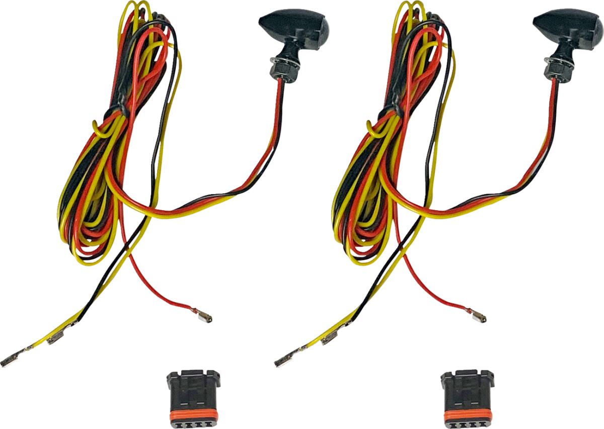 LIGHTS MICRO BULLET AMBER/RED