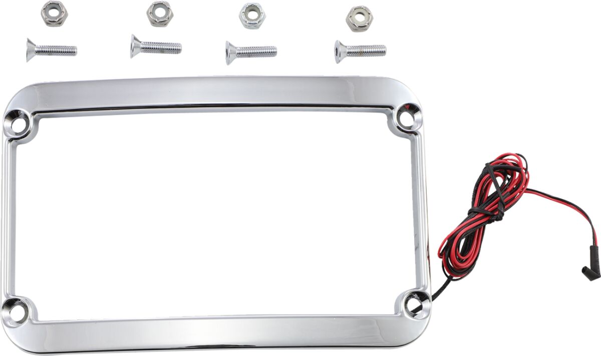 PLATE RING 200 LIGHTED - CHROM