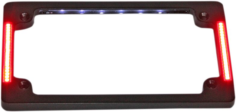 FRAME LIC PLT W/LT BLK