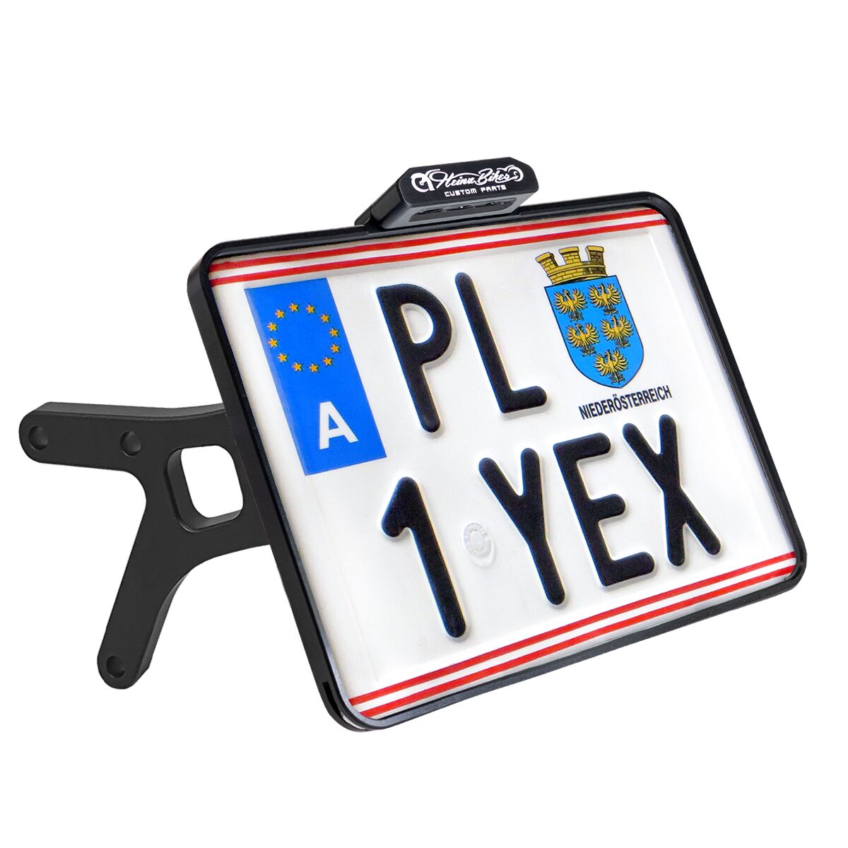 LIC.PLT. SM W/TL CH M8 AUSTRIA