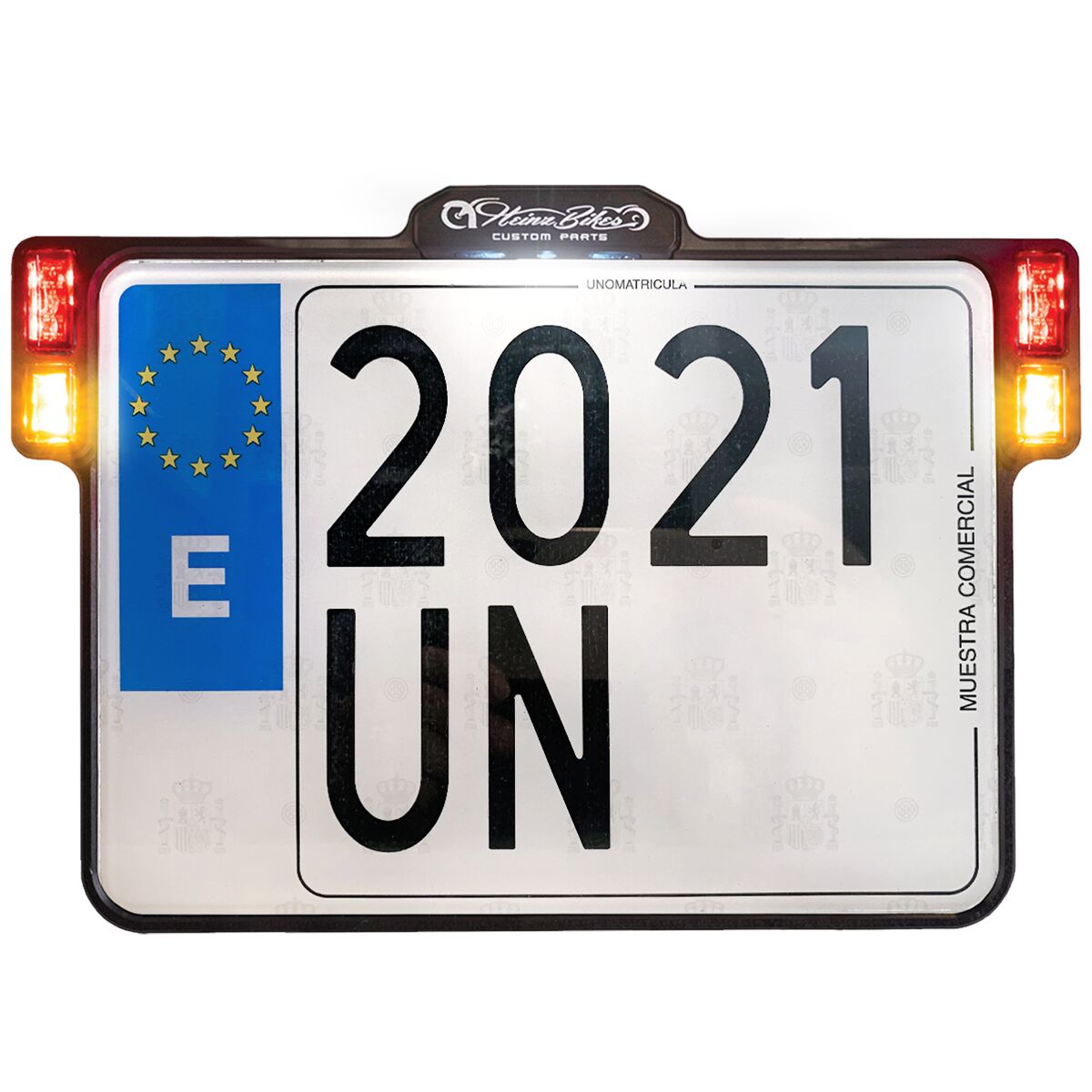 LIC.PLT.3IN1 W/TL BK SPAIN