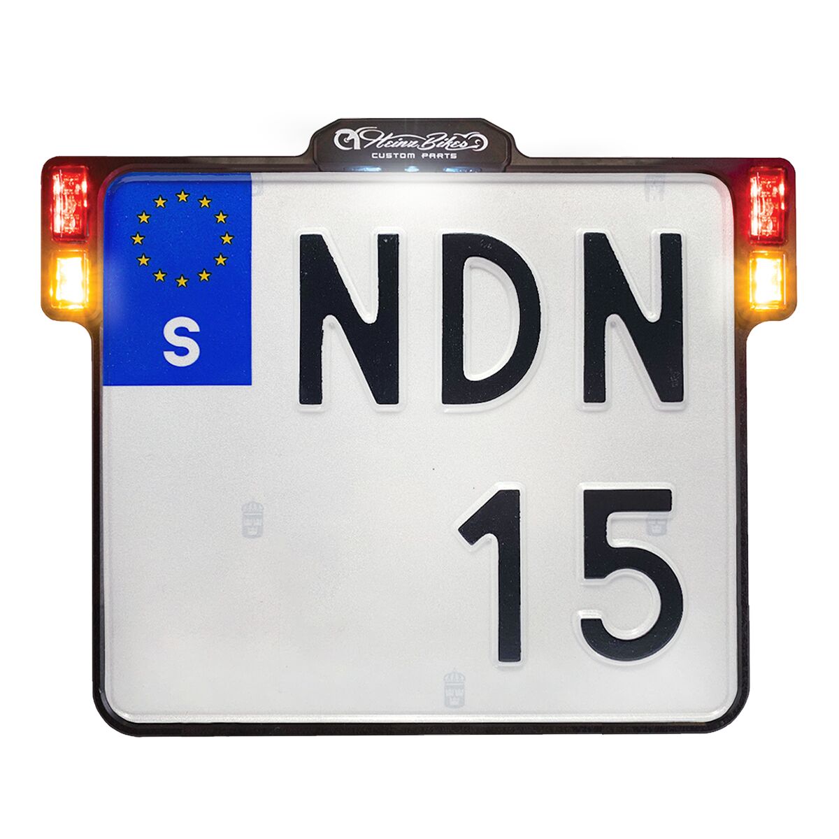 LIC.PLT.3IN1 W/TL BK SWEEDEN