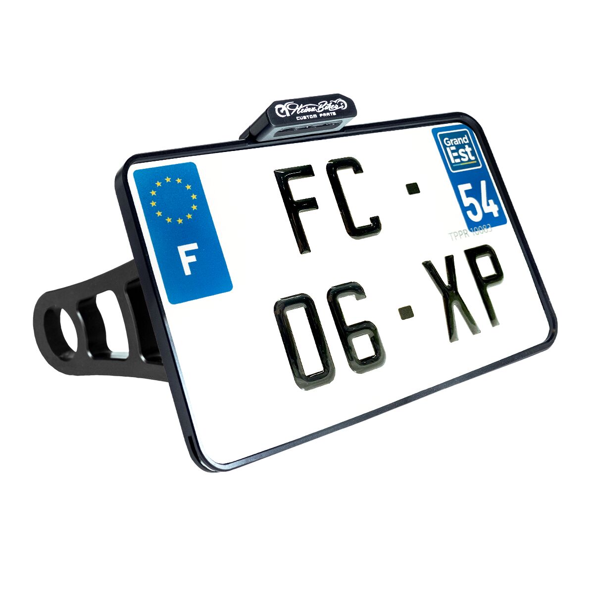 LIC.PLT FXDR BLK FR