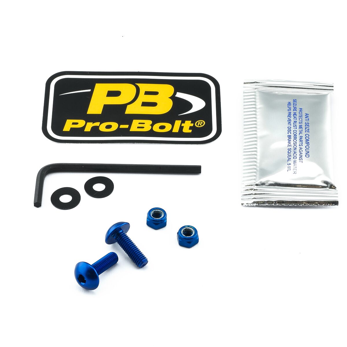 BOLT KIT LIC PLATE BL