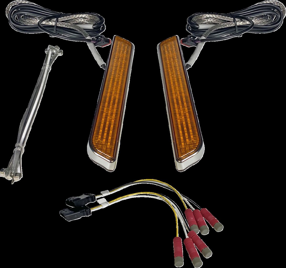 LIGHT LED FORK AMB CHR