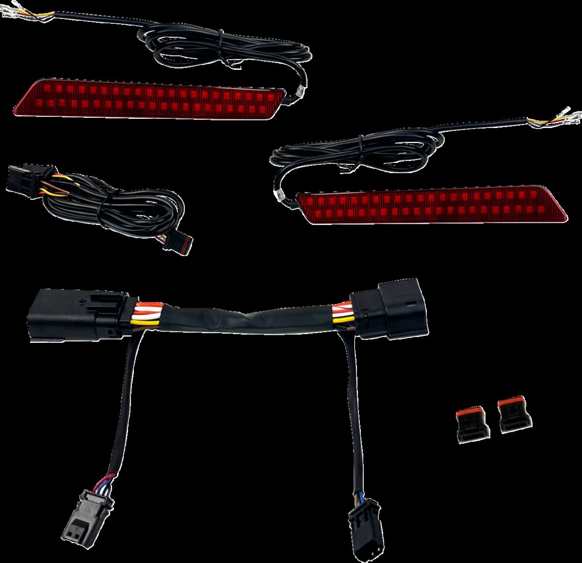 LIGHTS LED SADDLEBAG LATCH RED