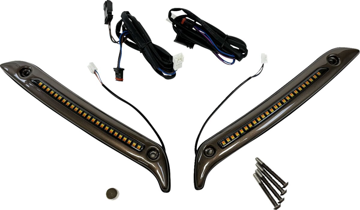 LIGHT WINDSHIELD TRIM LED DARK