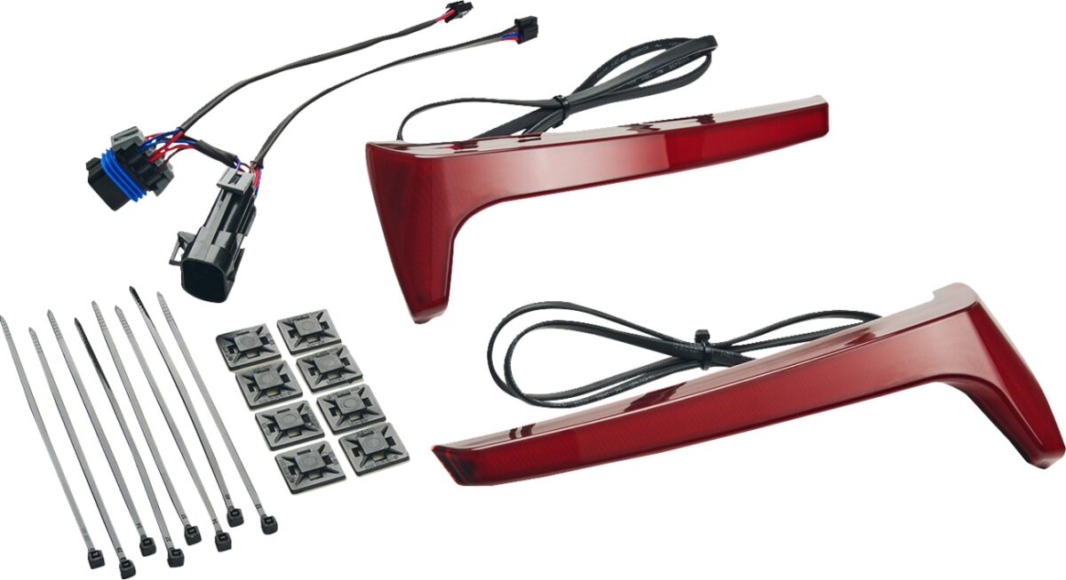 LIGHTS SADDLEBAG RED LENS RED