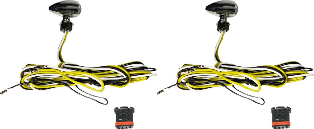 LIGHT TSIG MCRO AMB/WHT CHROME