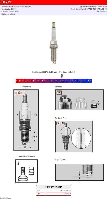 CHAMPION S-PLUG REA6YC