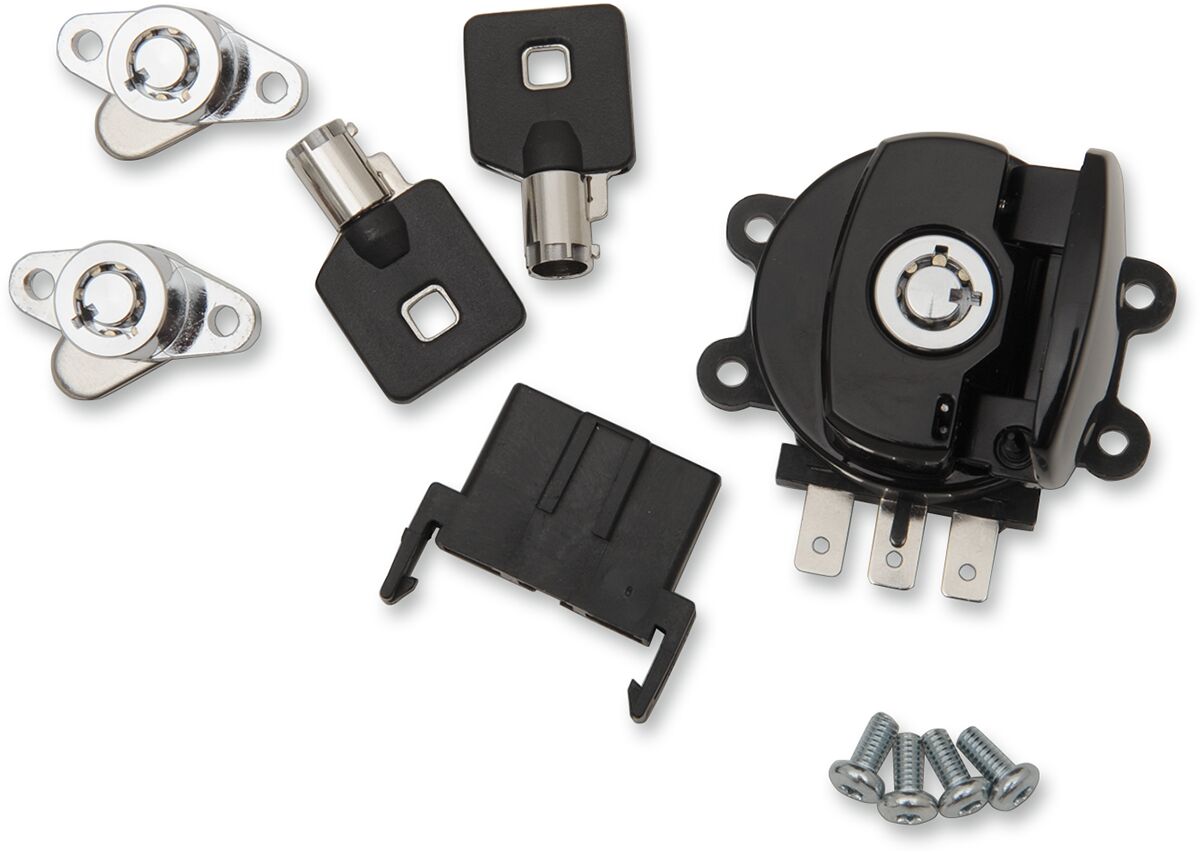 SWITCH IGN W/SB LOCKS BLK