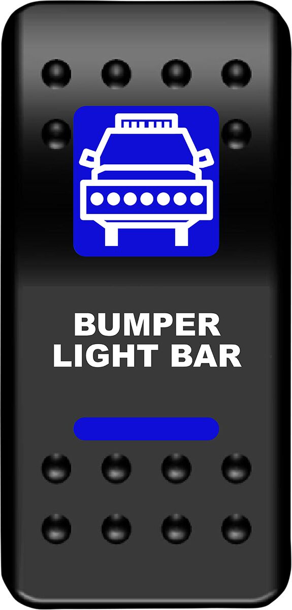 SWITCH RKR BMPR LGHTBR BU