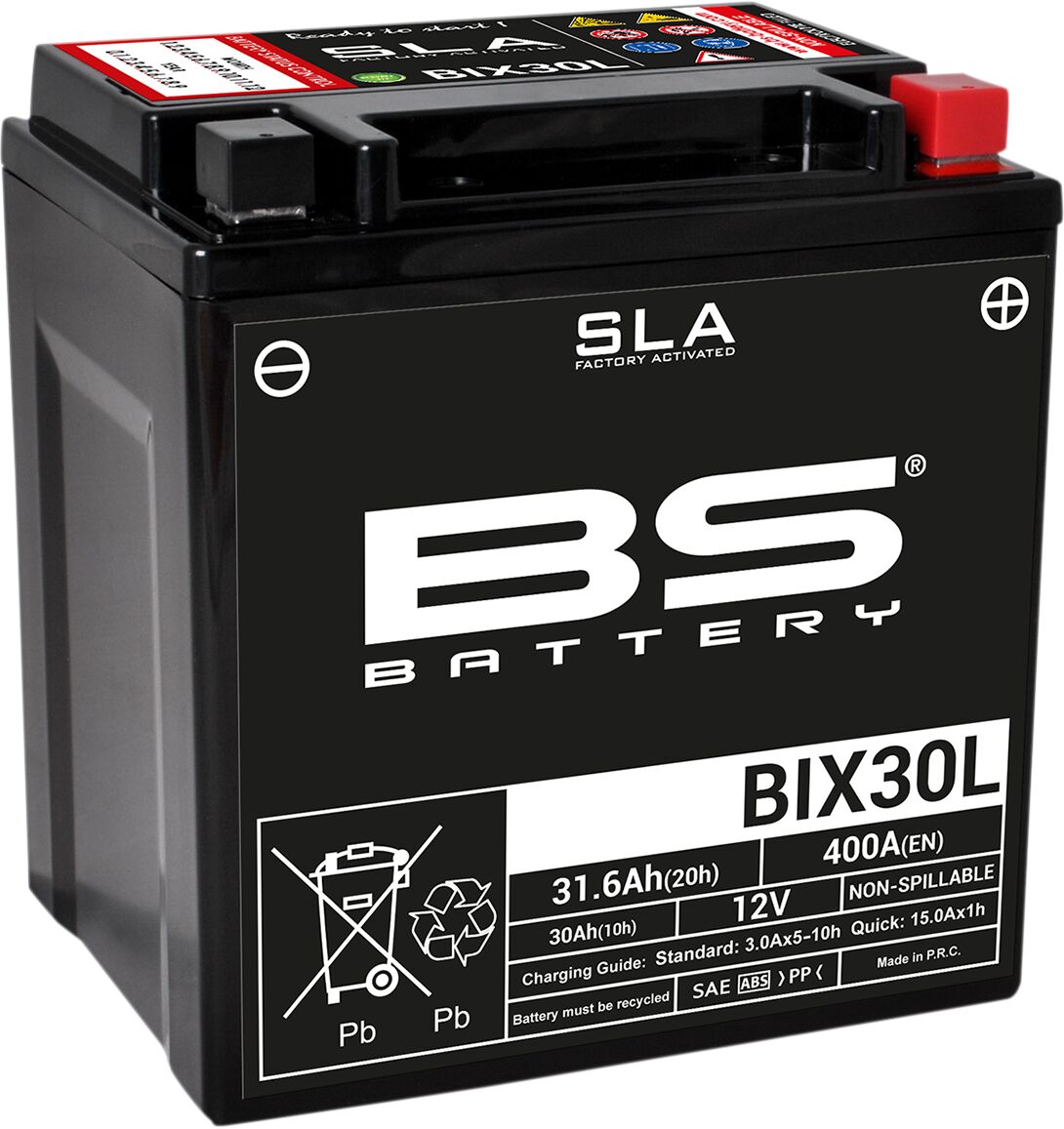 BATTERY BS BIX30L SLA