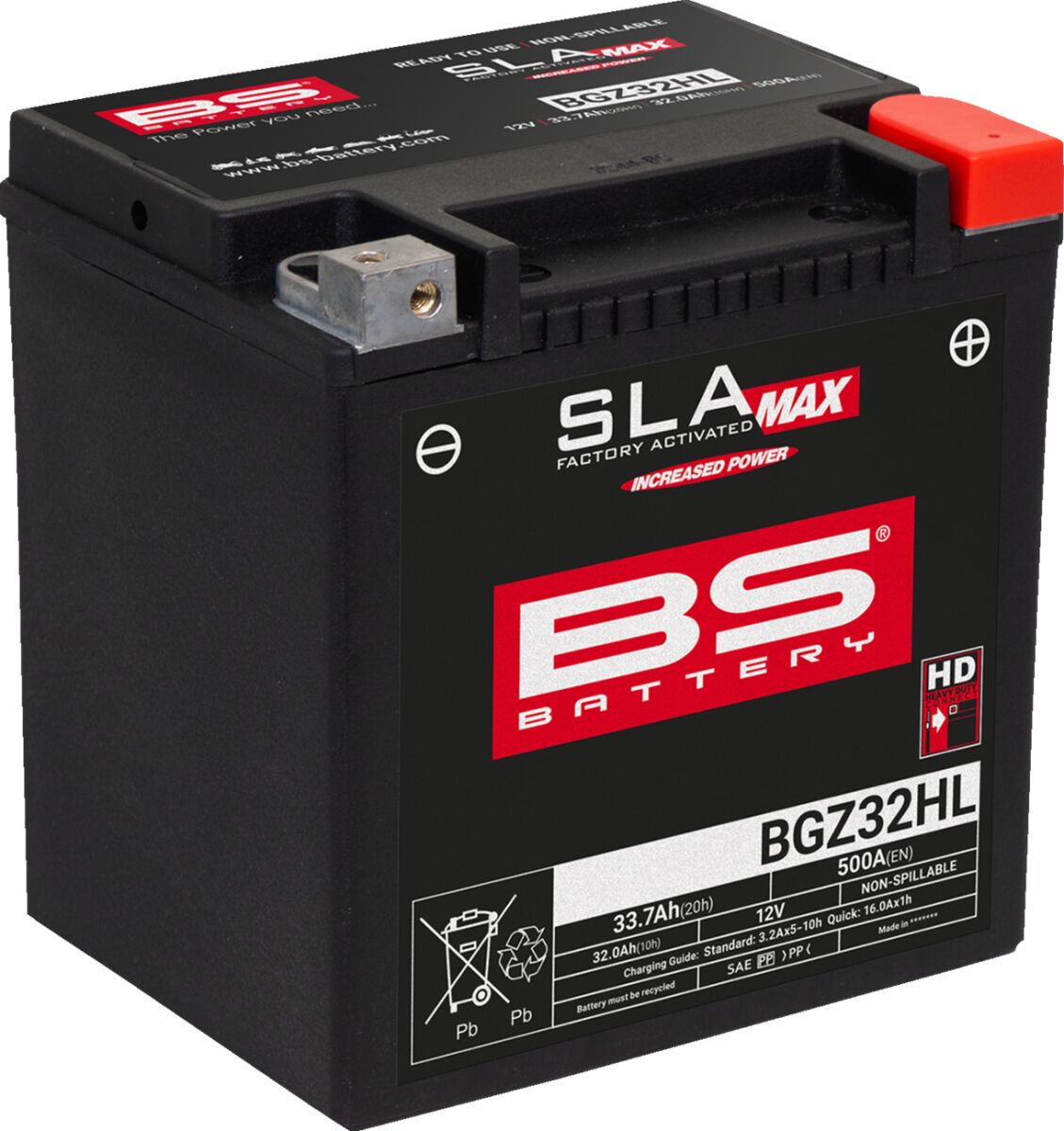 BATTERY BS BGZ32HL SLA-MAX