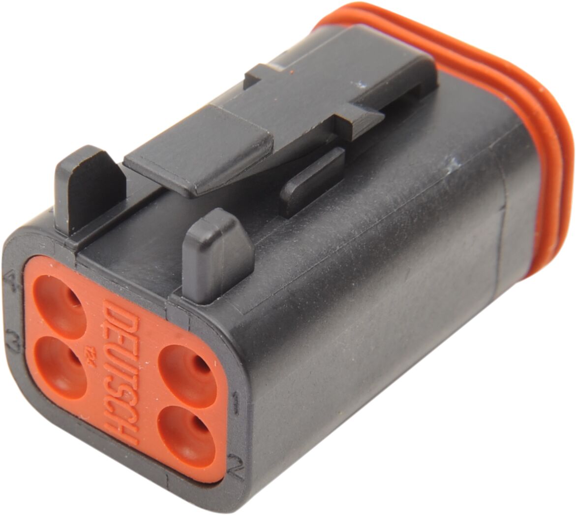 PLUG GERMAN BLACK 4 PIN