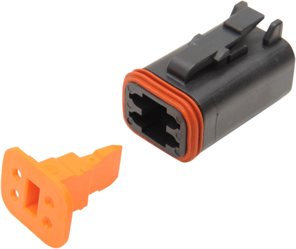 PLUG GERMAN BLACK 4 PIN