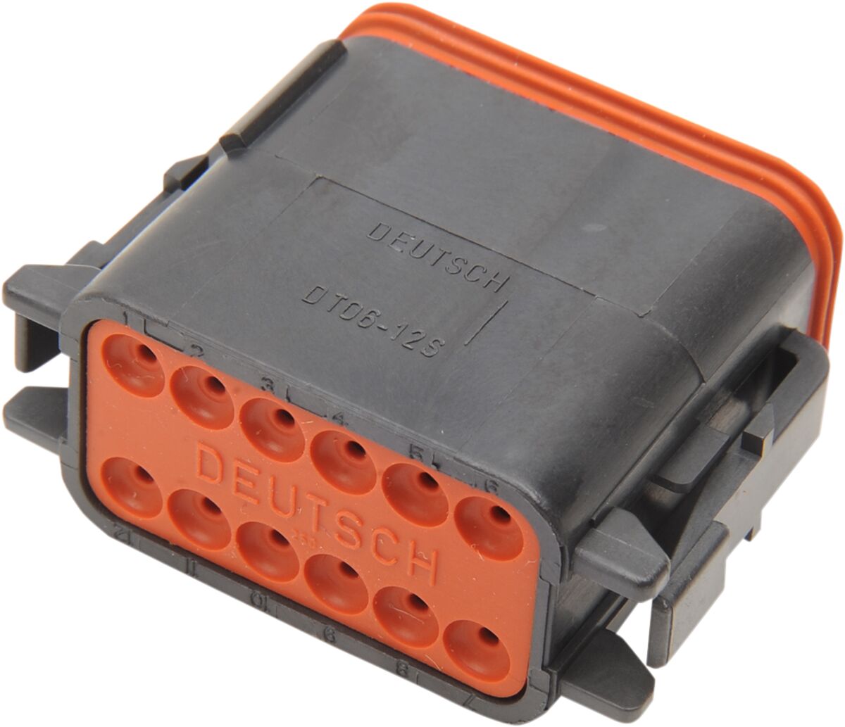 PLUG DEUTSCH BLACK 12 PIN