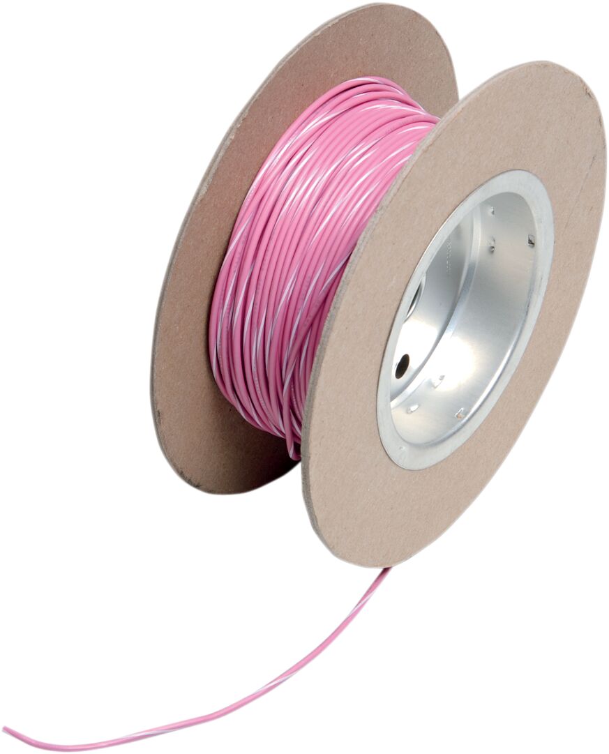 WIRE 18G 100' PINK/WHITE
