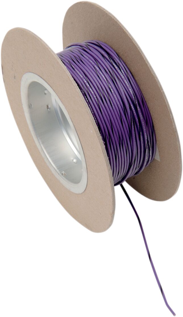 WIRE 18G 100' VIOLET/BLK