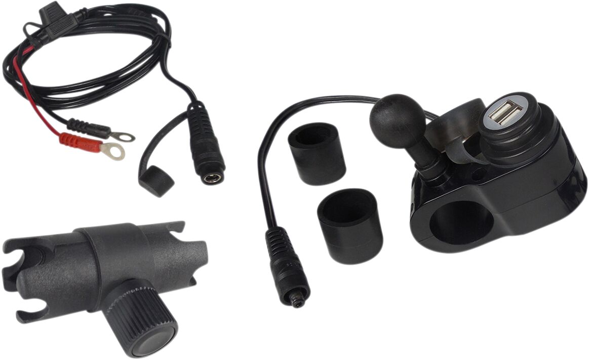 CHARGER DUAL-USB 1 BM BLK