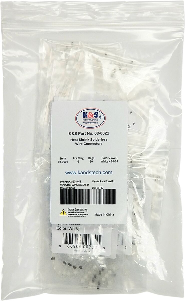WIRE CONN 20PK AWG26-24