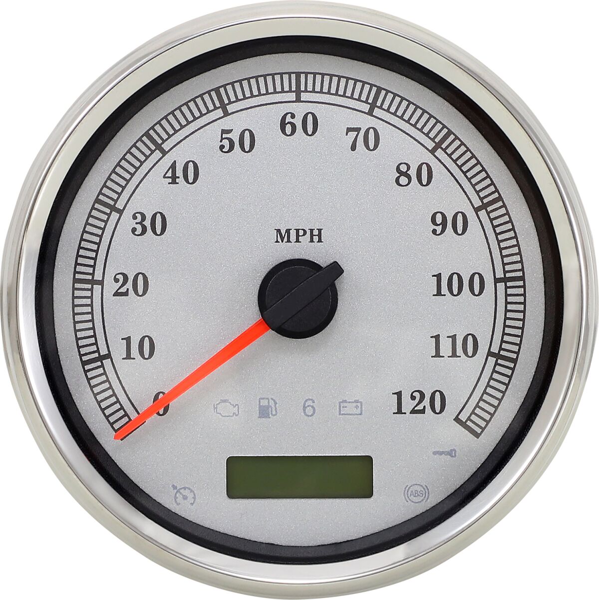 SPEEDOMETER SLVR MPH 5