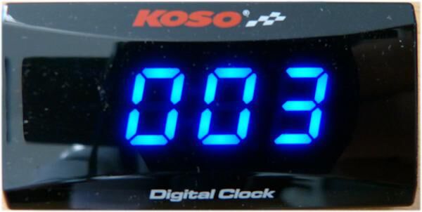 CLOCK BLUE SUPER SLIM