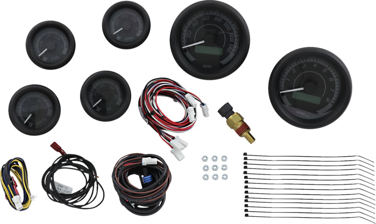 GAUGE 6PK BLK/GRY BLK